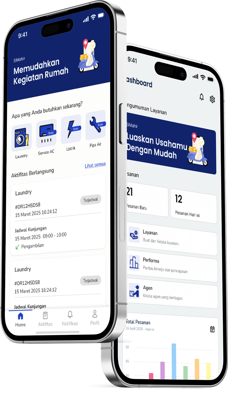 SiMahir Mobile App Interface